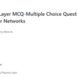 Physical layer mcq