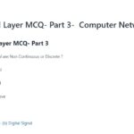 Physical layer mcq part 3