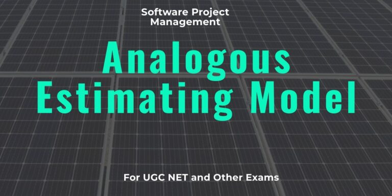 Analogous Estimating Model