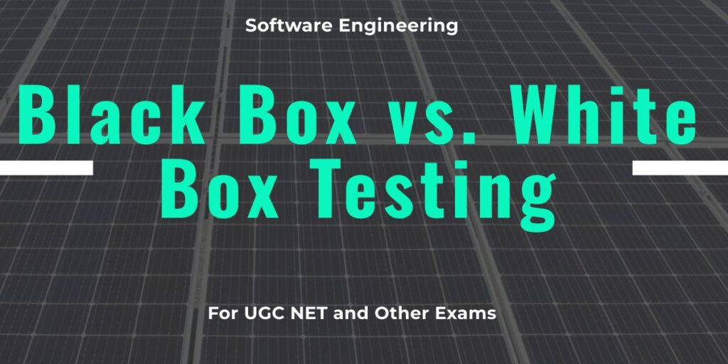 Black Box vs. White Box Testing