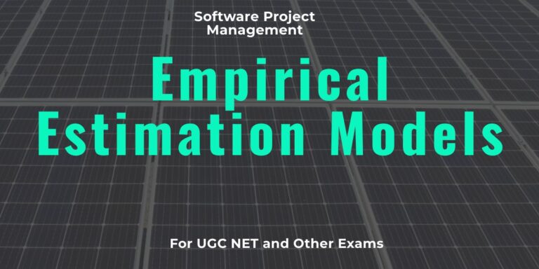 Empirical Estimation Models