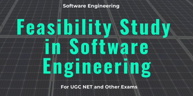 Feasibility Study in Software Engineering