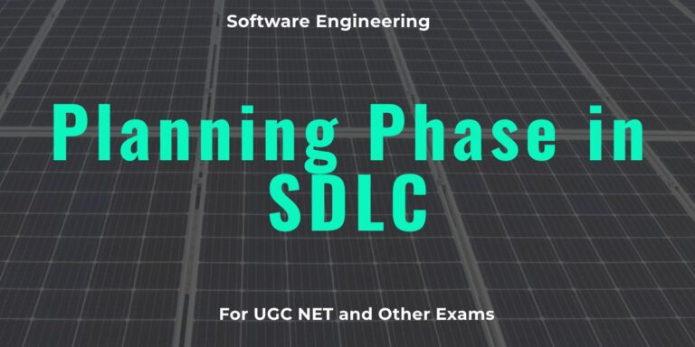 Planning Phase in SDLC