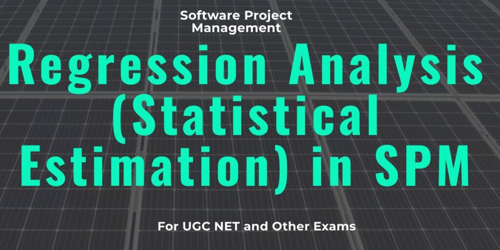 Regression Analysis (Statistical Estimation)