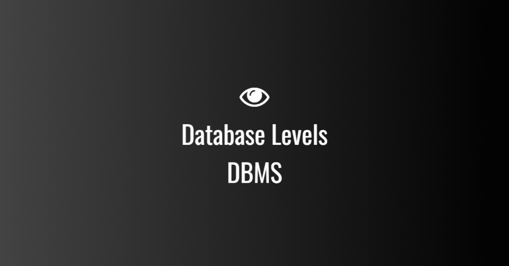 Database Levels in DBMS