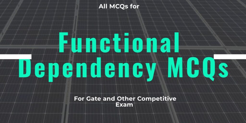 Functional Dependency MCQs