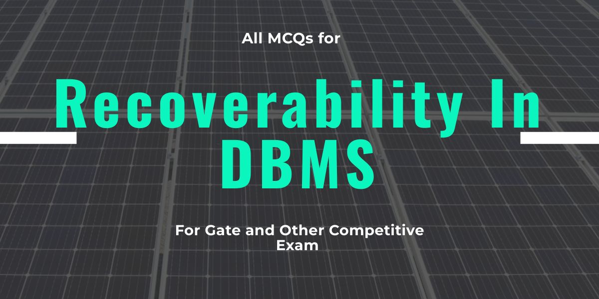 Recoverability