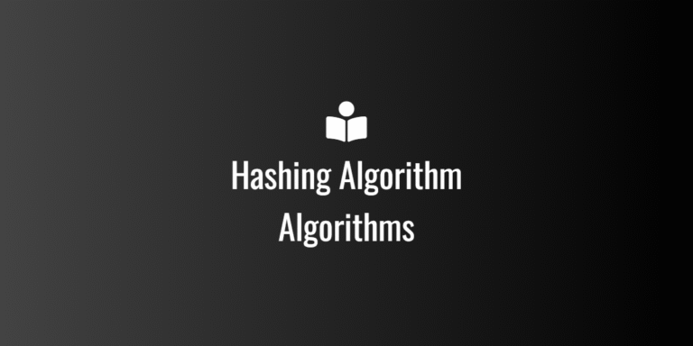 Hashing Algorithm