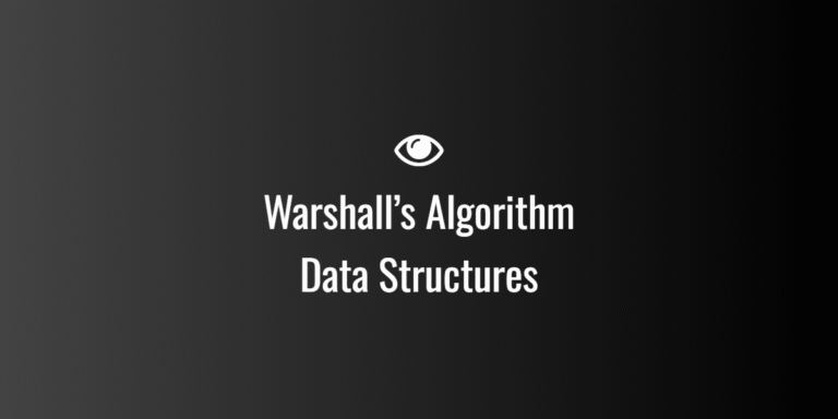 Warshall’s Algorithm
