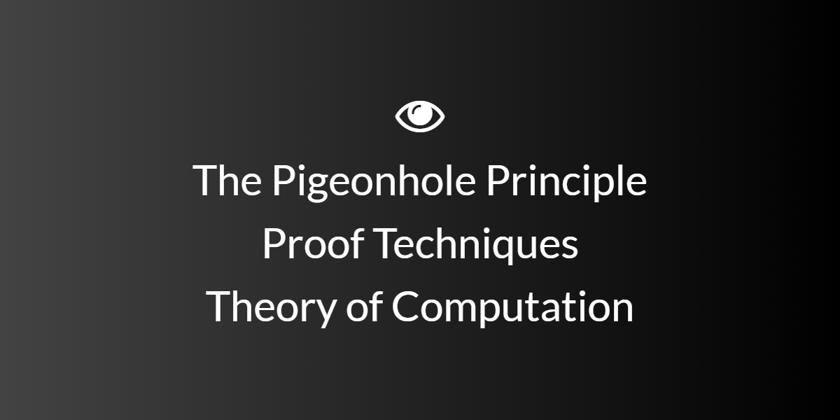 The Pigeonhole Principle