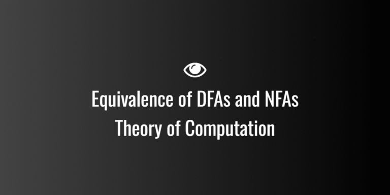 Equivalence of DFAs and NFAs