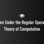 Closure Under the Regular Operations