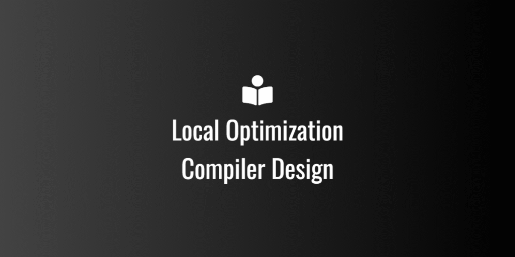 Local Optimization