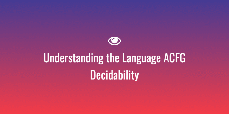 Understanding the Language ACFG